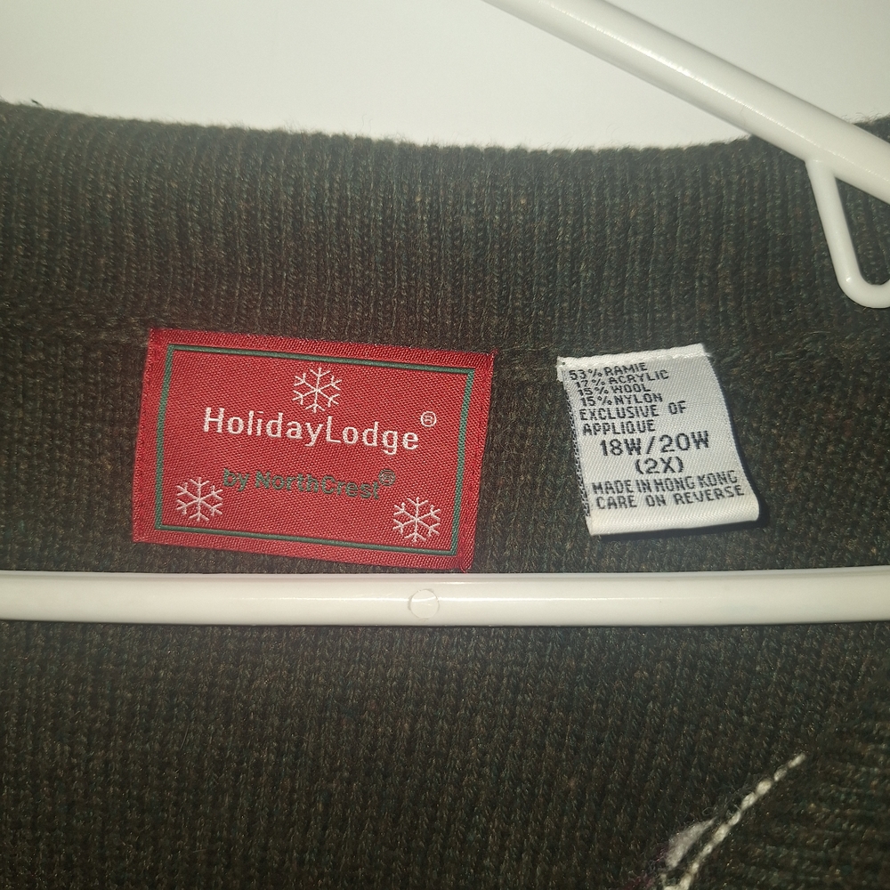 Festive Winter Patchwork Cardigan - image 2